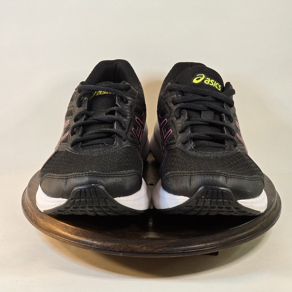 ASICS Women's Black and Pink Athletic Shoes - Picture 2 of 10